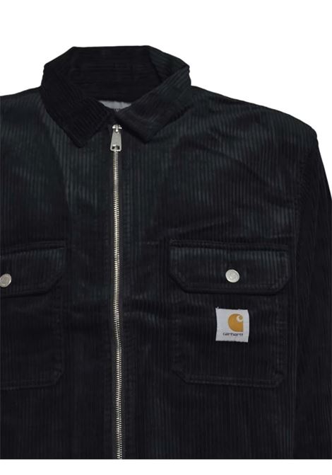 giacca camicia reynold uomo nera CARHARTT WIP | I03604989.02